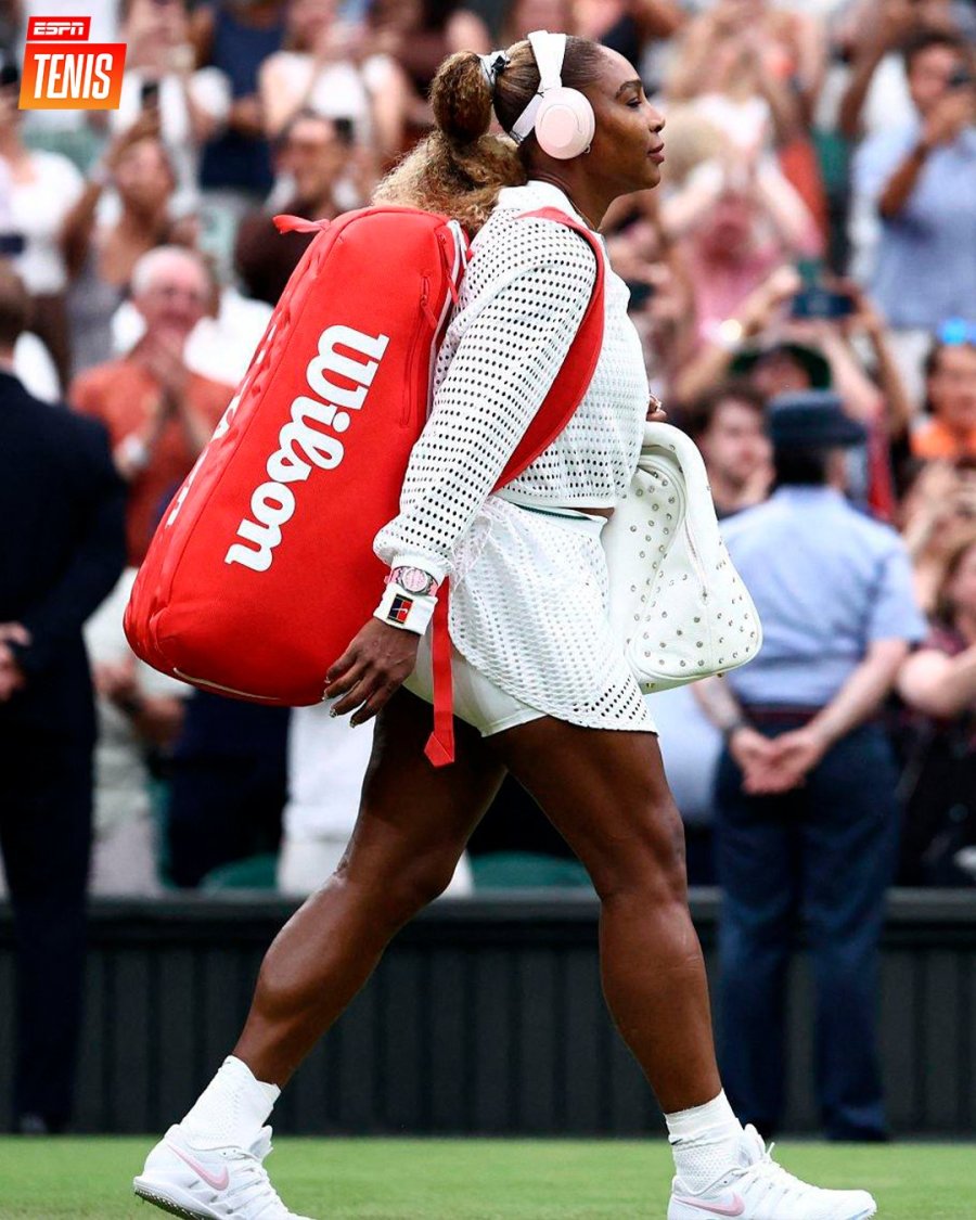 RECONOCIDA. Fue ovacionada en Wimbledon.