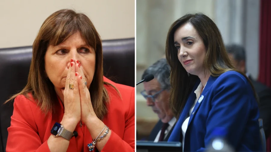 Bullrich y Villarruel exhiben sus diferencias sobre el manejo del Senado.