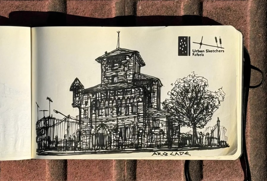 &ldquo;Dibujar la ciudad, representar la ciudad&rdquo; de Urban Sketchers Rafaela, con curadur&iacute;a de Daniel Imfeld.