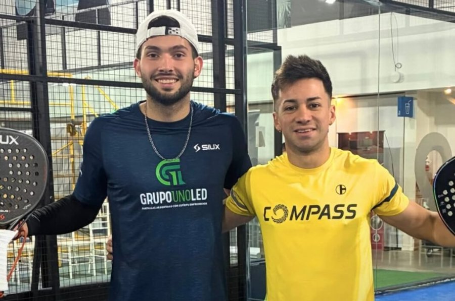 CAMPEONES. Mat&iacute;as Segura y Federico Fleitas.