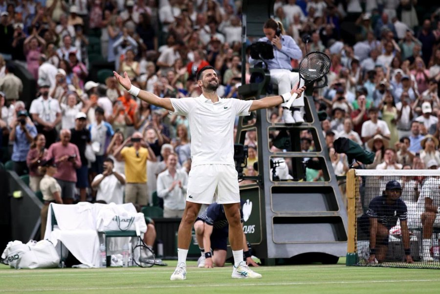 OTRA PAGINA DE LA LEYENDA. El serbio se meti&oacute; en semifinales de otro Grand Slam.