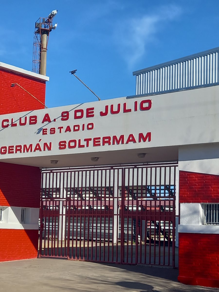 ESTADIO. El Germ&aacute;n Soltermam, que rinde homenaje a uno de sus &iacute;dolos, espera por una nueva presentaci&oacute;n en el Federal A el d&iacute;a lunes.