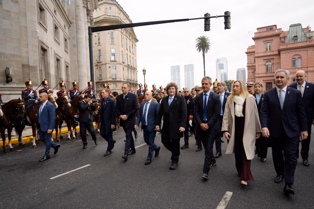 El gabinete de Javier Milei.