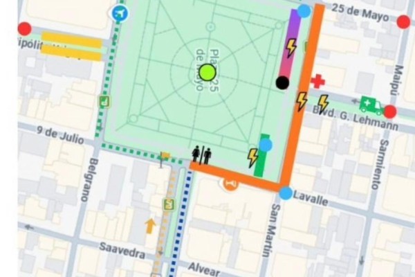 Cortes de tr&aacute;nsito por el acto oficial del 9 de Julio