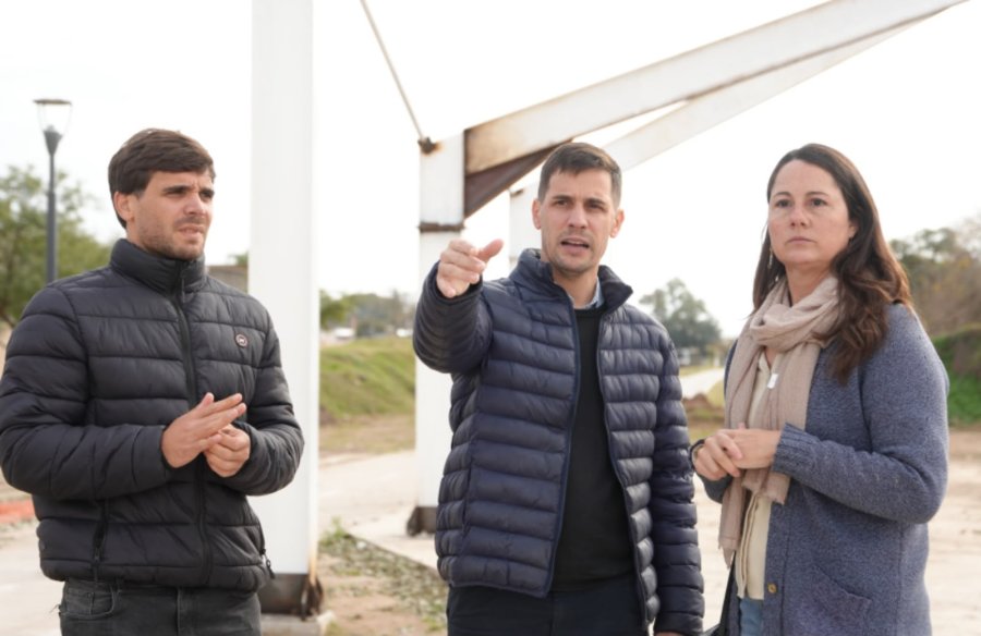 TRABAJO EN CONJUNTO. Leonardo Viotti valor&oacute; las gestiones entre el municipio y el gobierno provincial para la realizaci&oacute;n de obras importantes para Rafaela.