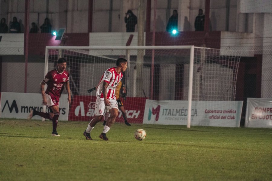 Laureano Troncoso volvi&oacute; a convertir (foto prensa 9 de Julio).