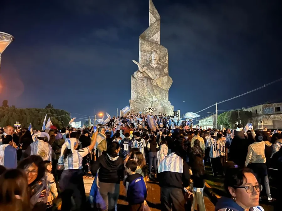Celebraci&oacute;n de ayer en Quequ&eacute;n.