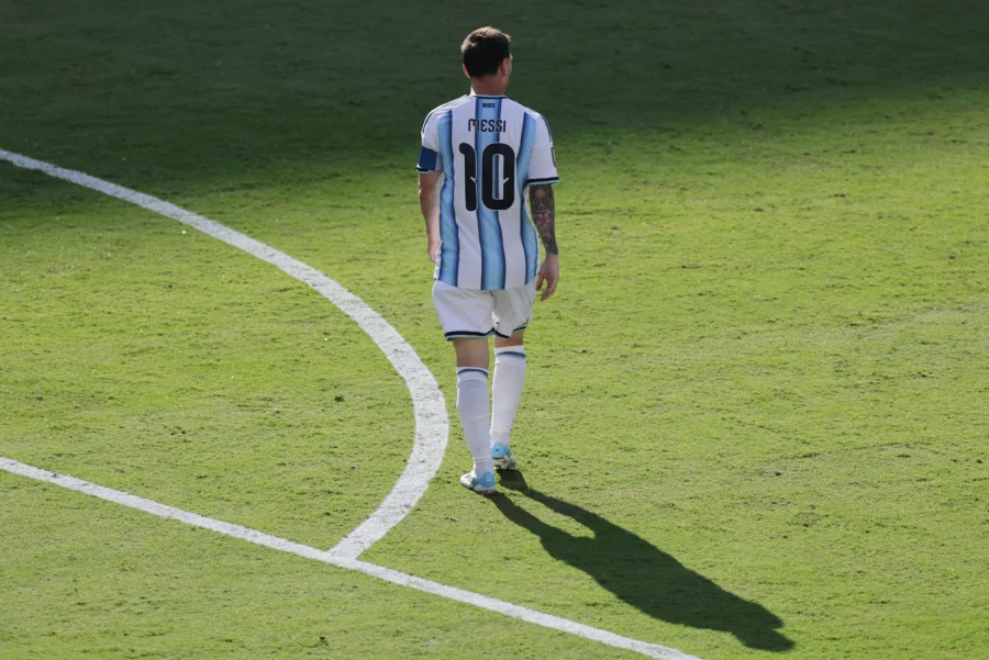 Messi no tuvo un buen partido este domingo en la final del Mundial ante Espa&ntilde;a. (FOTO AP)