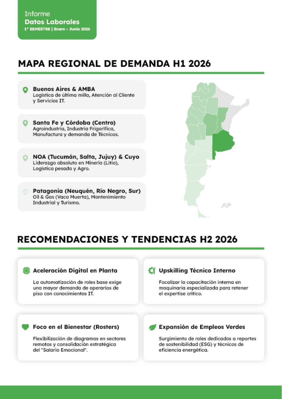 El mapa y tendencias en el territorio nacional.