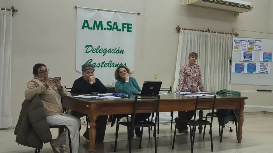 VA POR LA "NO ACEPTACION". Amsafe Castellanos vota una sola moci&oacute;n que apunta al rechazo de la mejora salarial y a una medida de fuerza prevista para el pr&oacute;ximo 3 de agosto.
