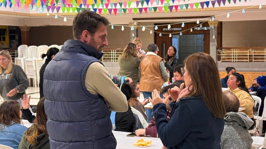 El Intendente visit&oacute; el encuentro festivo.