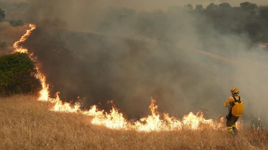 INCENDIOSS FORESTALES. El fuego, sin control, no da tregua en Espa&ntilde;a y Francia.
